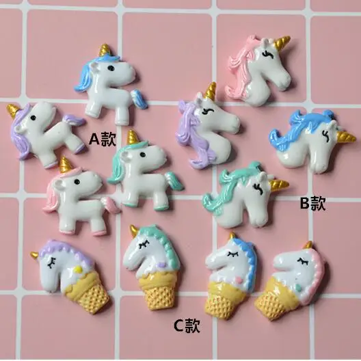 Единорог тема DIY полимерные аксессуары корпус мобильного телефона материал