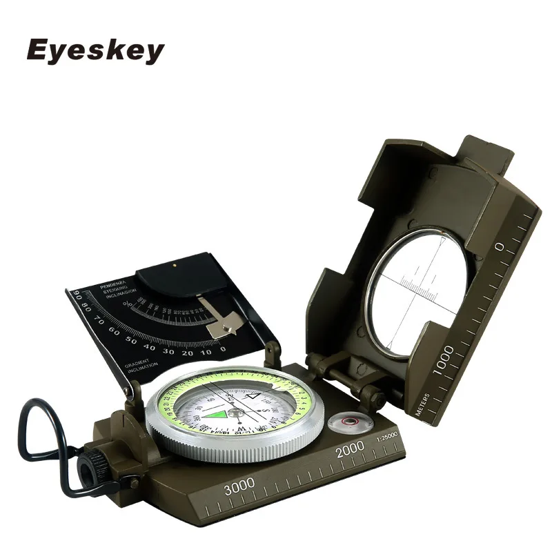 Eyeskey Многофункциональный Военный компас выживания кемпинг туризм геологический