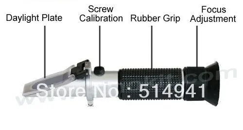 Бесплатная доставка модный и Портативный рефрактометр 45-82% по шкале Брикса