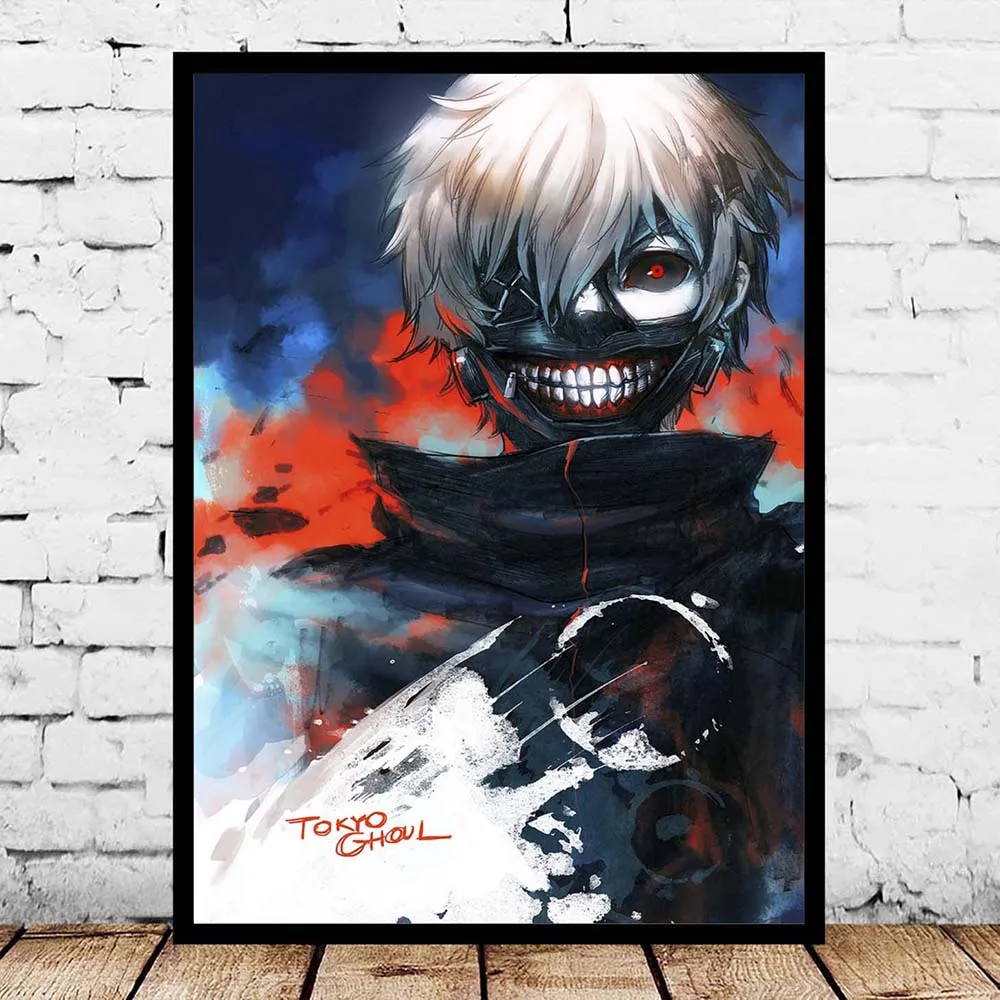 HD печать в скандинавском стиле Современный домашний декор Токийский Гуль