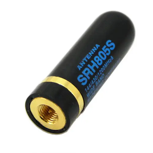 

New SRH805S SMA-J/Male UHV+VHF Antenna For BAOFENG UV3R UV100 UV200 YAESU/Vertex
