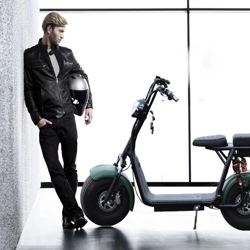 Электрический скутер Citycoco велосипед гидравлический диск аккумуляторная батарея