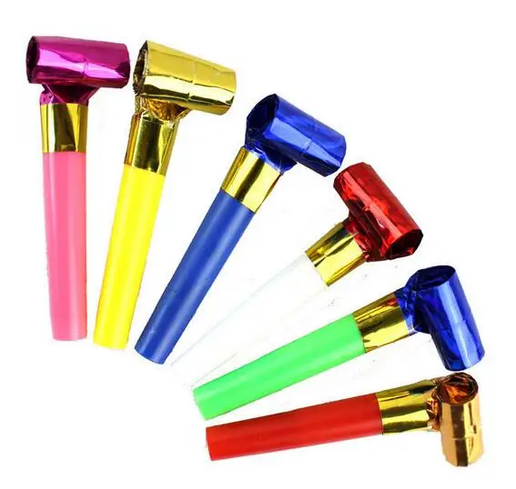 500 шт. забавные яркие свистки для детей день рождения вечеринка выдувание дракона