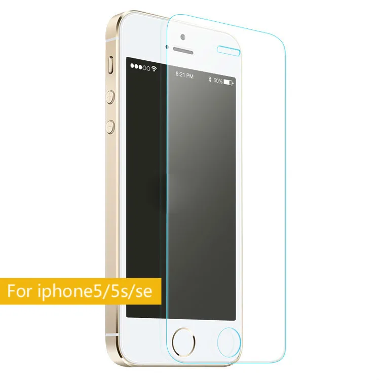 2.5D Закаленное стекло для iphone 5 5S se Защитная пленка экрана s 0 26 мм Ультра тонкая