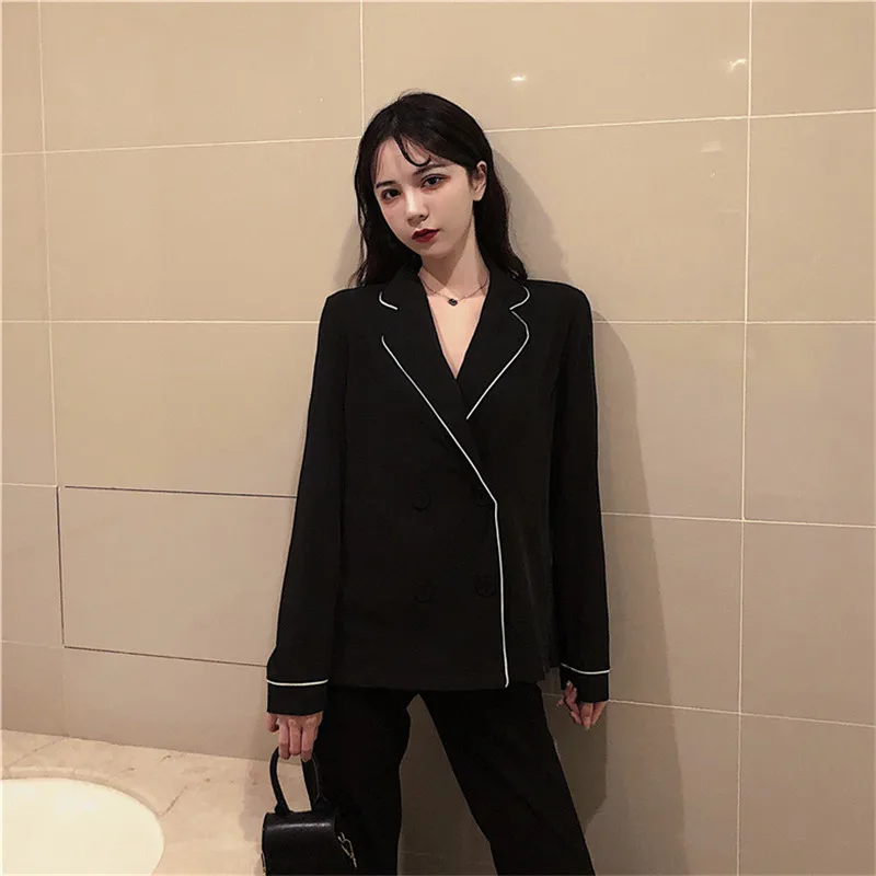 Женская блузка с длинным рукавом Korobov свободная Повседневная Блузка в Корейском