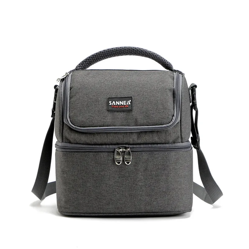 САННЕН 7L Обед Сумки Тепловой Портативный Изоляцией Питание Пикник Нейлон