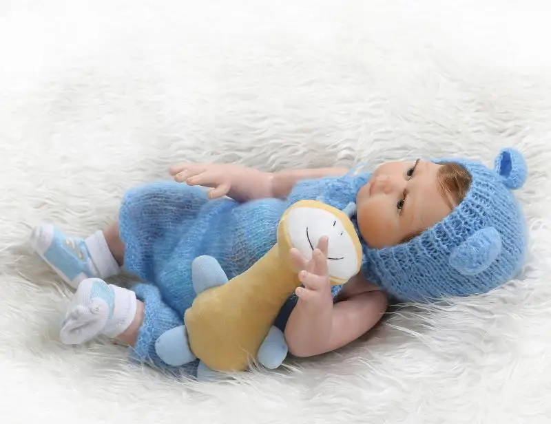 20&quot 50cm reborn baby doll toys boy newborn vinyl dolls bebes corpo de silicone inteiro realista boneca child gifts | Игрушки и хобби