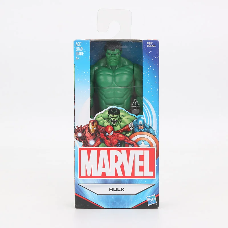 Оригинальные игрушки Marvel, 15 см, Мстители, супергерой, Человек-паук, Халк, Железный человек, Капитан Америка, ПВХ, фигурка, коллекция игрушек, модель - Цвет: hulk