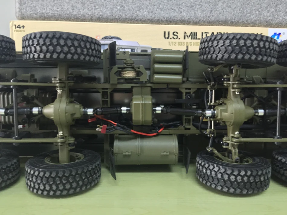 HG P801 1:12 2,4G 8*8 M983 739 мм Rc автомобиль армейский военный грузовик США без зарядного устройства RC расстояние 100 м 550 матовый мотор