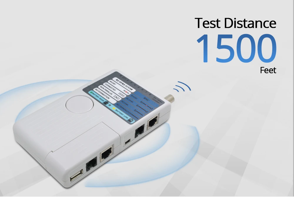 Noyafa NF-3368 Cat5 Cat6 UTP STP RJ11/RJ45/BNC/USB провода Tracker Диагностика тон Tool Kit локальной сети кабельного тестера