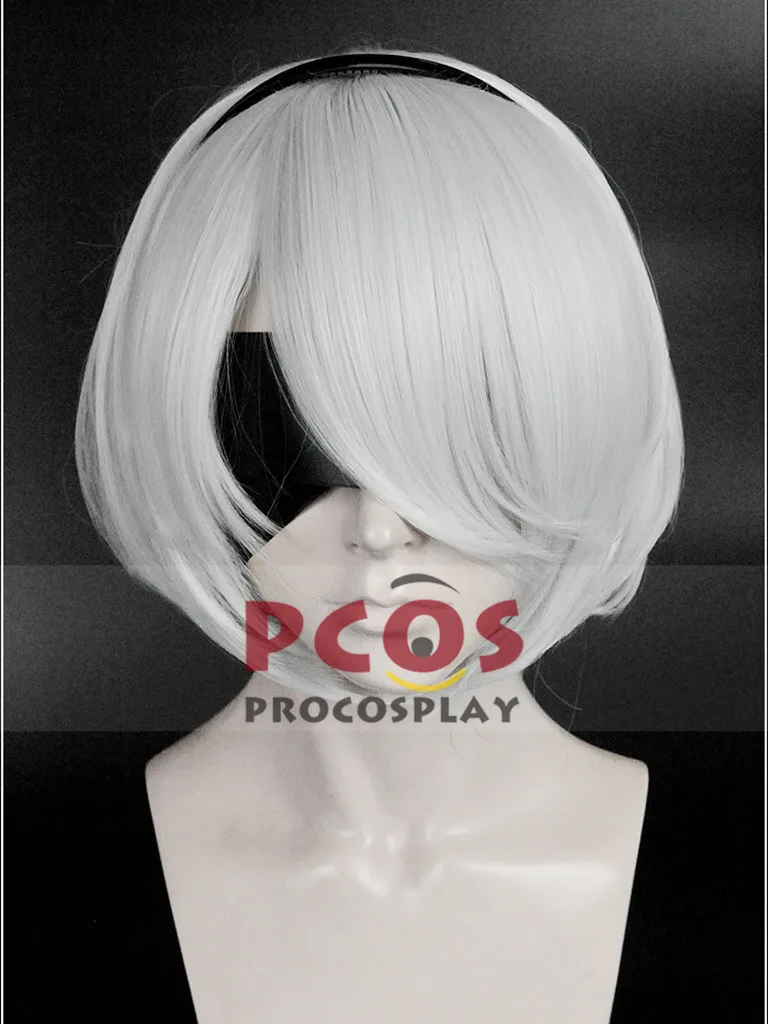 В наличии Nier : Automata YoRHa 2B повязка на глаза для косплея блиндера парика mp003637 |