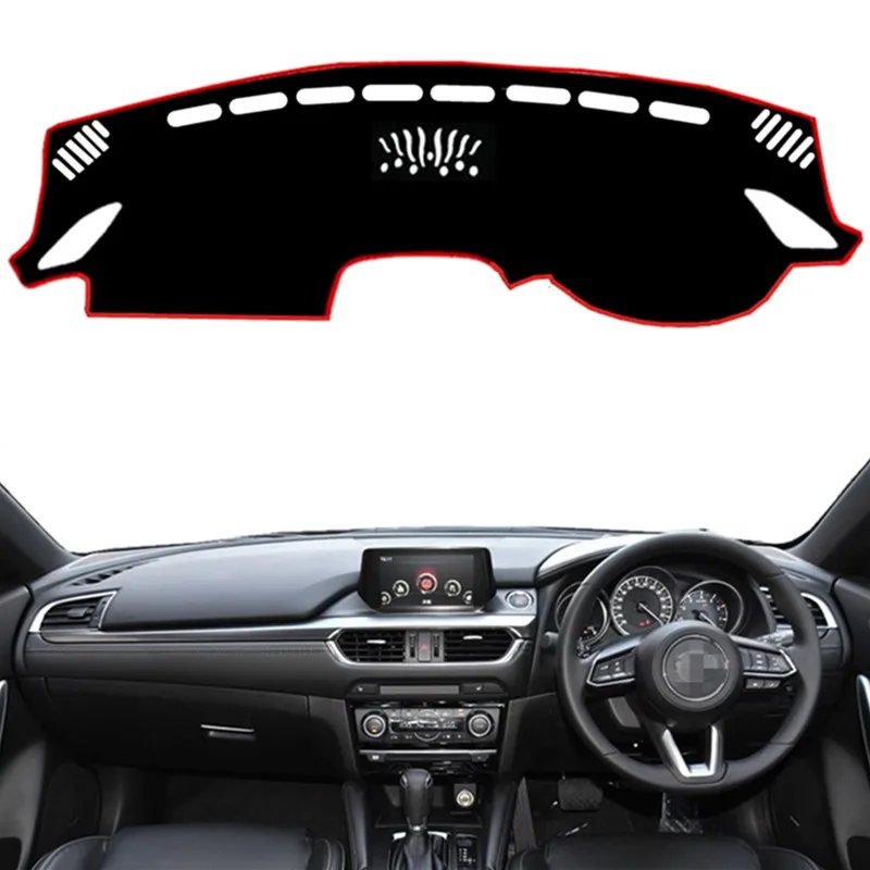 

Car Dashboard Cover Mat Pad Sun Shade Instrument Carpet Protective Accessories For Mazda 6 GL Atenza 2016 2017 Right Hand Drive