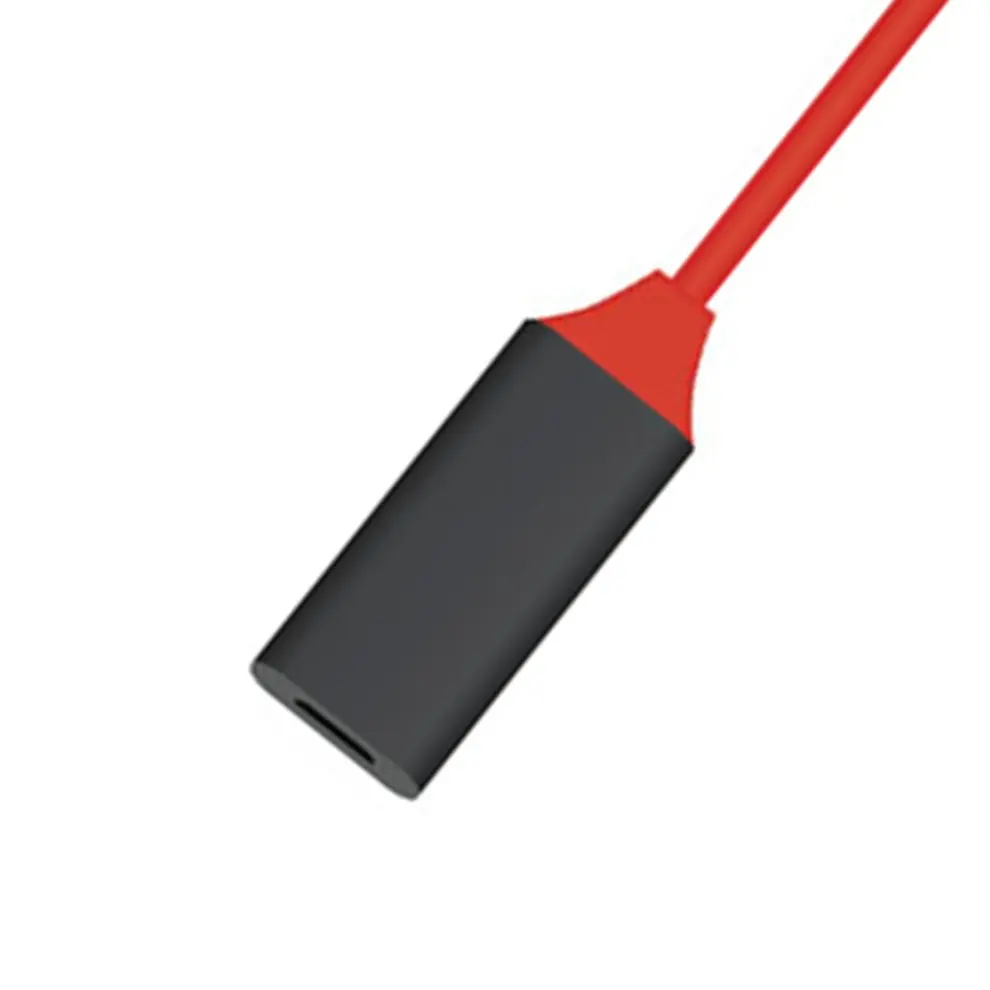 2pcRed 0.15M Type C to Video Audio Image Transmit Cables Converter Support 4K 60Hz HD Signal For Laptop Notebook Plug and Player |