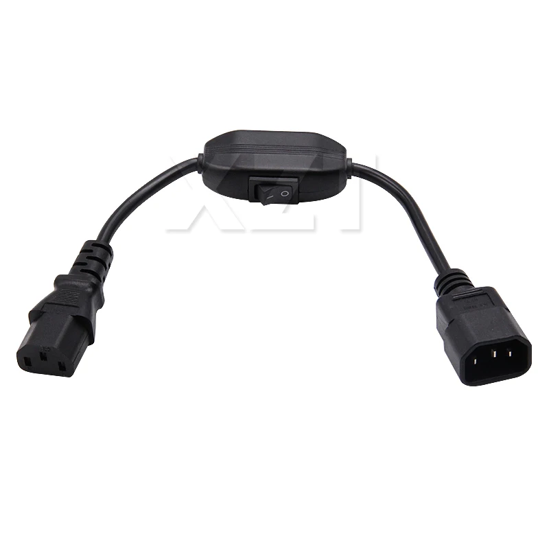 Новейший IEC 320 PDU UPS C14 Штекерный к C13 Женский конвертер Удлинитель силовой кабель +