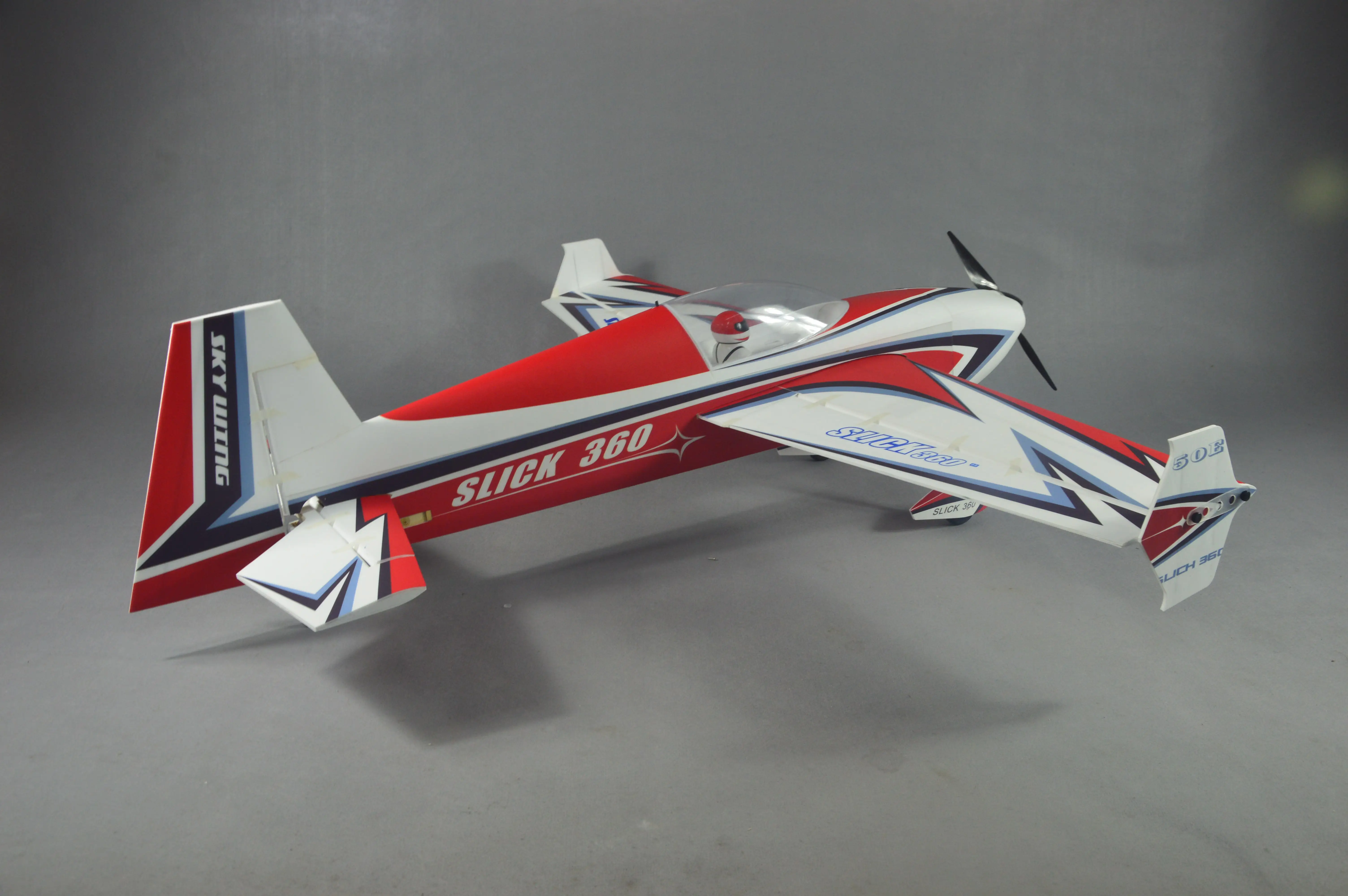 SKYWING PP материал самолет RC 3D самолет радиоуправляемая модель для хобби игрушки размах крыльев 55 дюймов 50E SLICK360 3D самолет комплект