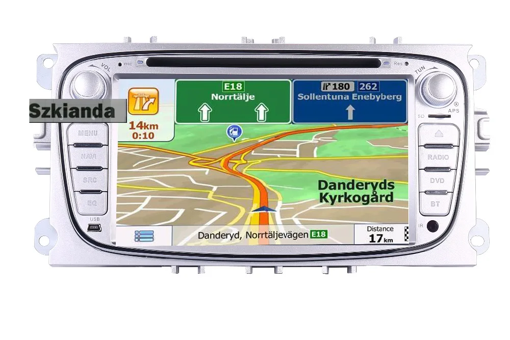 2 Din 7 дюймов Автомобильный dvd-плеер для FORD Mondeo S-MAX C max FOCUS 2 2008-2011 с 3g радио gps Навигация BT 1080P 8 Гб карта