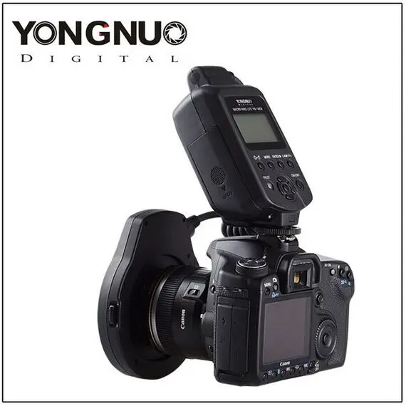YONGNUO TTL Macro Ring Lite вспышки Speedlite свет для Canon 5ds 5dsr 760d 5D Mark III 7D 60D 70D 700D 650D 600D |
