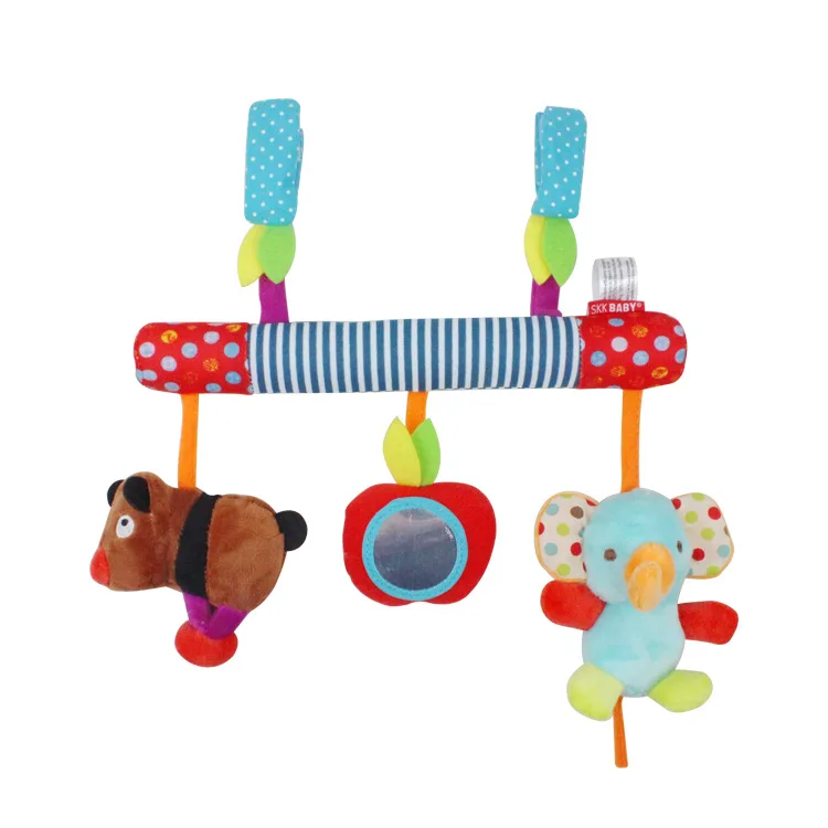 Младенческой multi-function комфорт плюшевая коляска висит ребенок животных