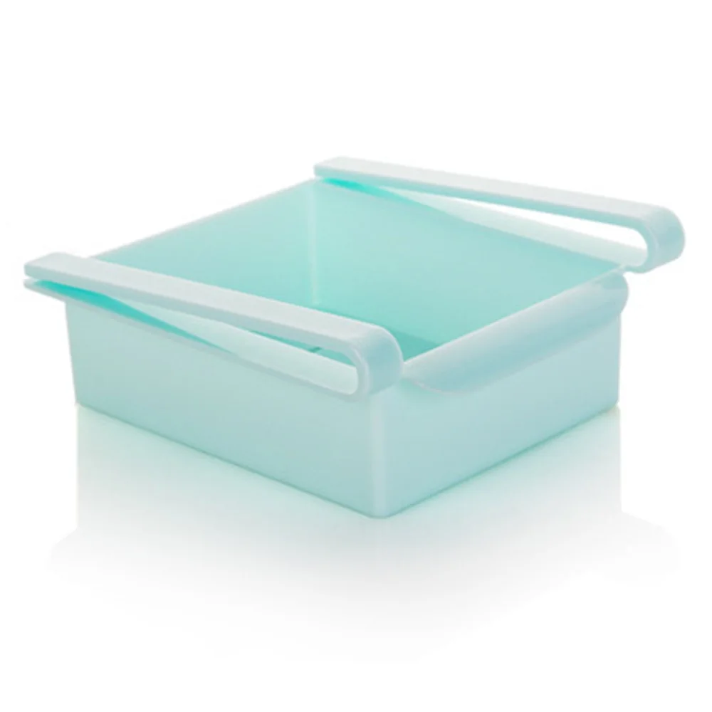 4 Colors Kitchen Fridge Freezer Space Saver Organizer Storage Rack Shelf Holder High Quality Housekeeping Container Organizers