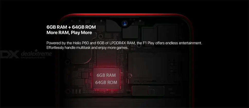 UMIDIGI F1 Play 6 ГБ ОЗУ 64 Гб ПЗУ 6," FHD глобальная версия смартфон двойной 4G 48MP+ 8MP+ 16MP 5150mAh Android 9,0 мобильный телефон
