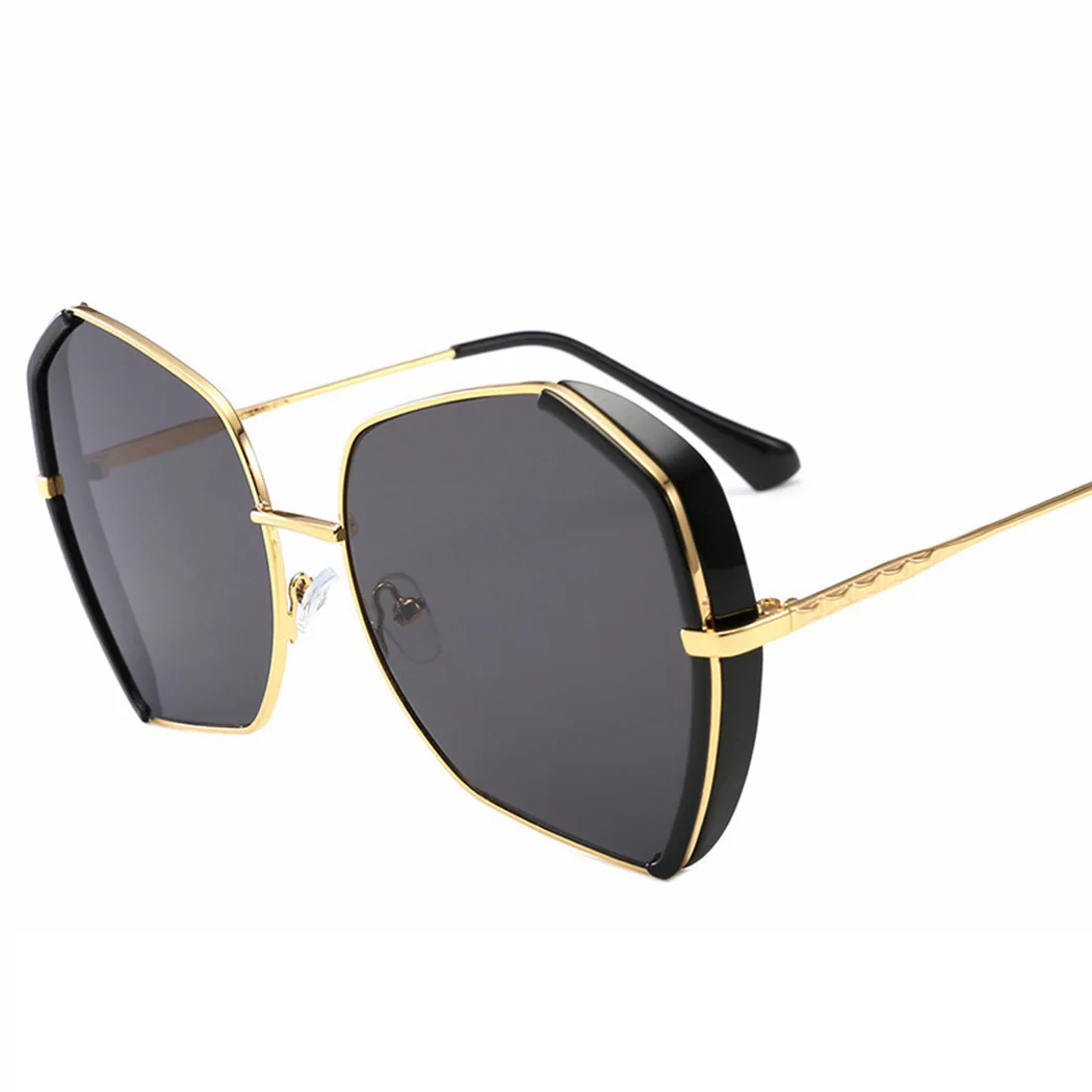 Luxury Polygonal Large Frame Sunglasses Women/Men Designer Travel Sun Glasses For Women Classic Retro Outdoor Eyewear W5 | Аксессуары