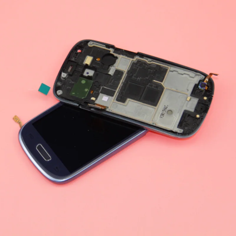 Отслеживая № 100% тестирование Super AMOLED для samsung i8190 ЖК дисплей Дисплей S3 мини Экран