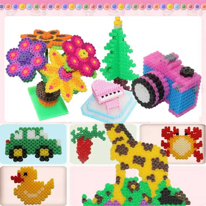 Большие перфорированные панели для Perler прозрачные квадратные дизайнерские