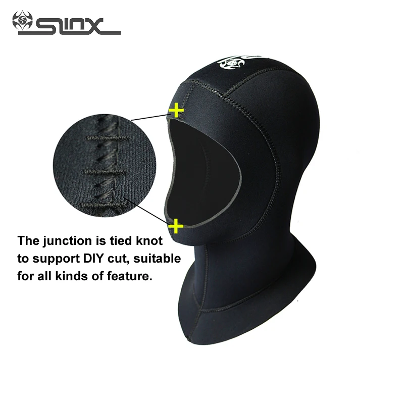 SLINX DIY Trimed 5 мм Неопреновая Маска для подводного плавания с полным вырезом лица