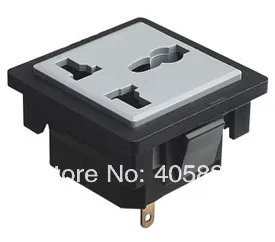 

AC power universal socket,computer chassis external socket outlet