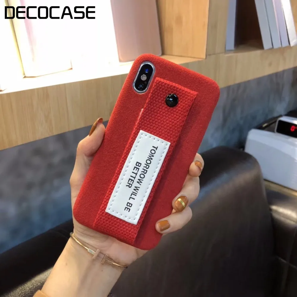 DECO чехол модный корейский Розовый с цитатами универсальный для друзей пара