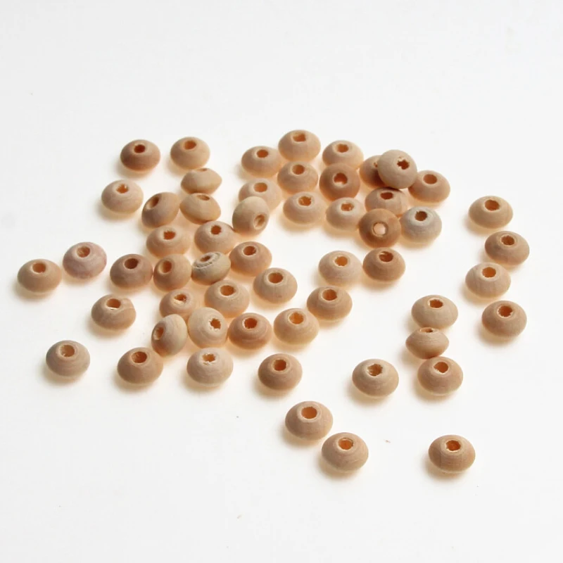 Детская заколка пустышка 8x5 мм 100 шт.|natural wood beads|wooden beadsbeads |