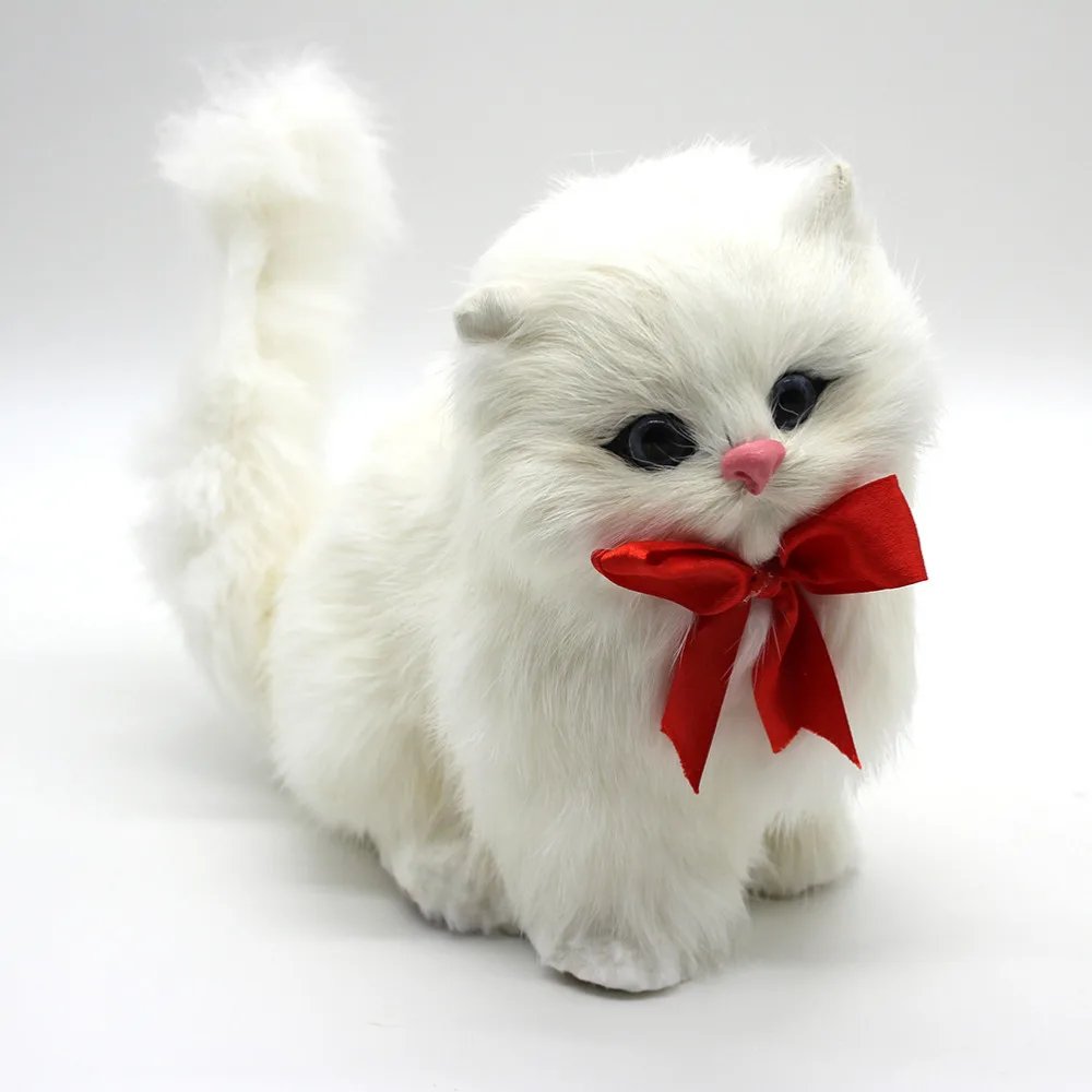 1 шт. милая кукла Имитация животных плюшевые спящие кошки говорящая игрушка