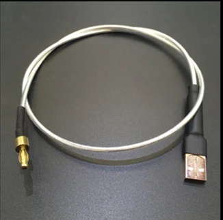 USB Cable 2 HiFi аудио GND усилитель декодер динамик аудио заземление коробка настройки мощности очиститель электронный черный отверстие большой средний - Цвет: USB Cable 2