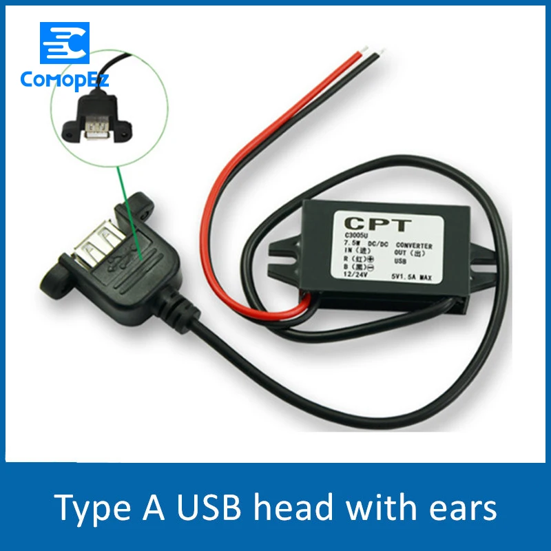 Солнечный инвертор Usb преобразователь питания/Инвертор Dc/dc понижающий 8 30 в до 5v1.5a