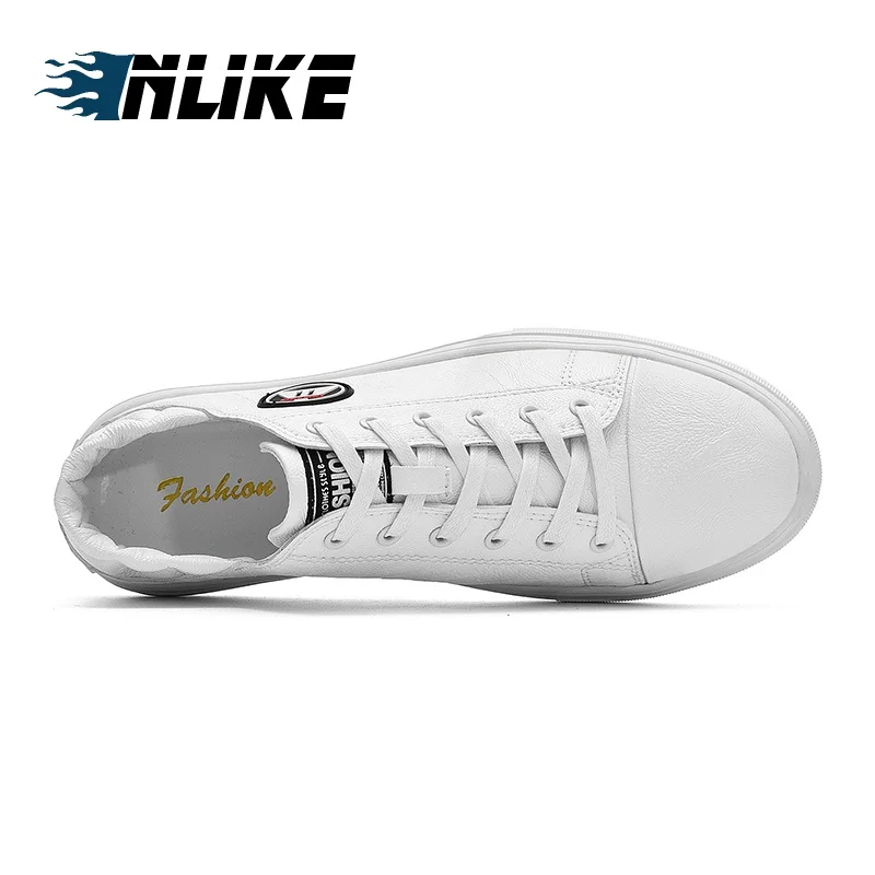 INLIKE Men's Casual Shoes South Korean Fashion New Versatile Board Leather Sneakers | Обувь
