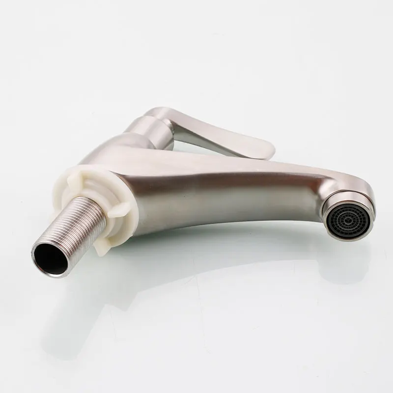 Небольшой дизайнерский смеситель для раковины ванной комнаты одинарный