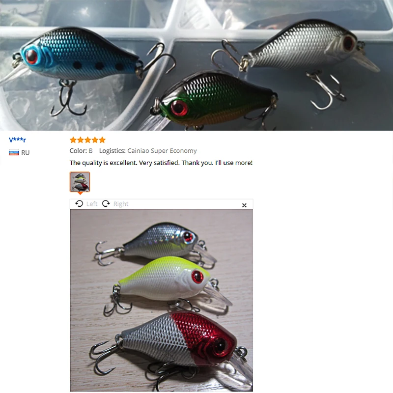 1 шт 5 см вес: 9 гр PESCA воблер твердая приманка снасть искусственные приманки