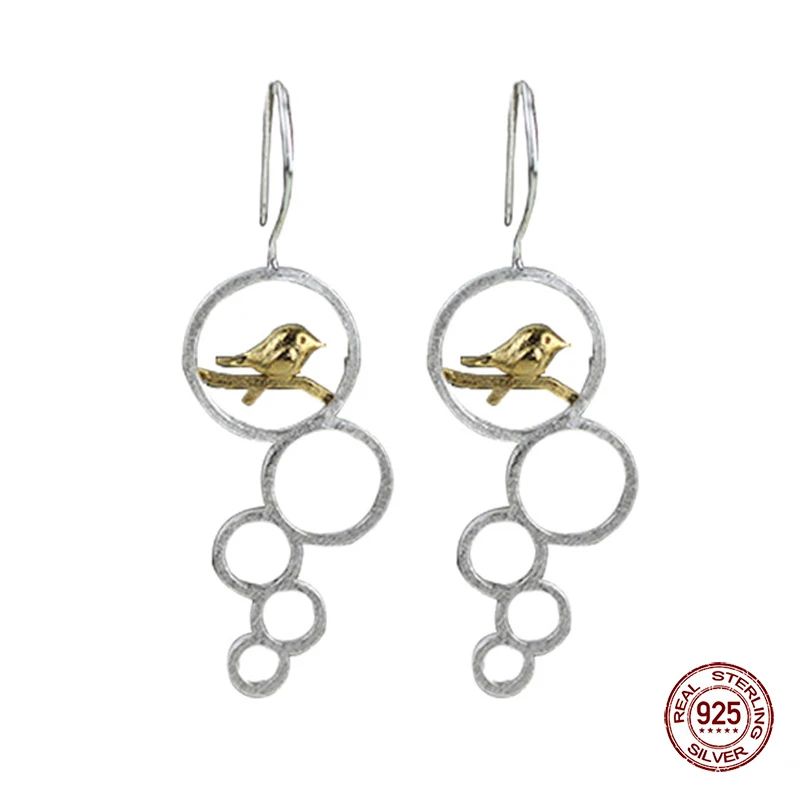925 пробы серебряные серьги Для женщин Fine Jewelry Серебро Серьги для ED49007|Серьги| |