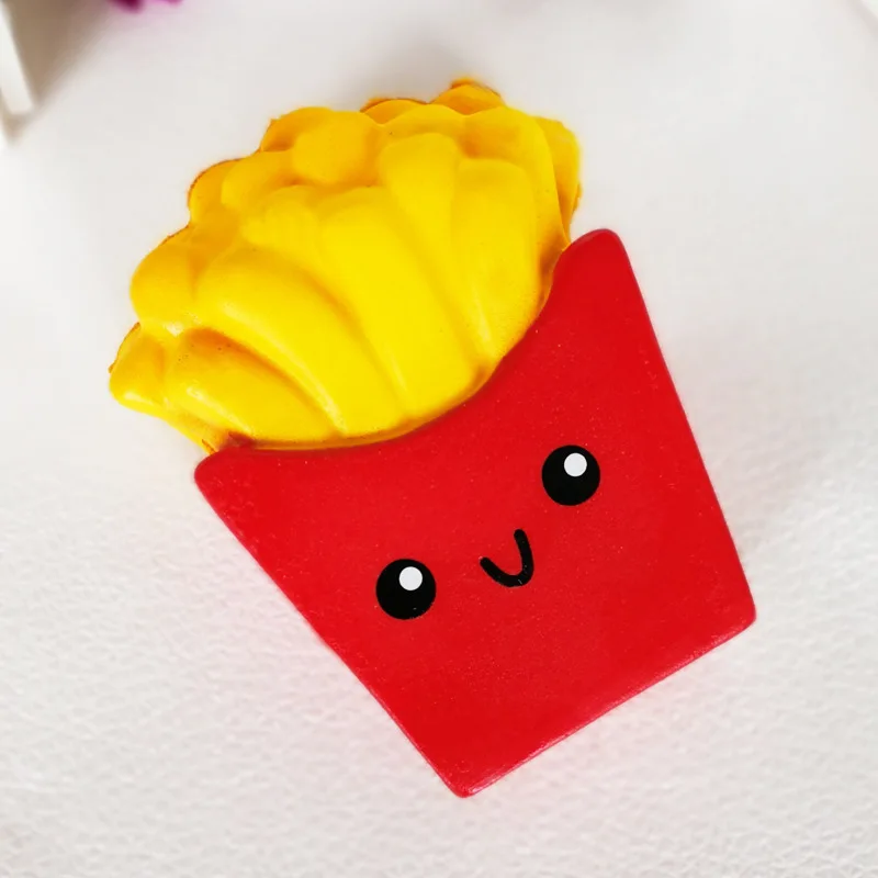 ПУ медленно отскакивающие игрушки Моделирование картофель фри детская игрушка