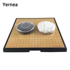 Дети идут игры портативный складной Перейти игры большой магнит магнитных дисков детей Go набор пластиковые шахматной доске шахматы yernea