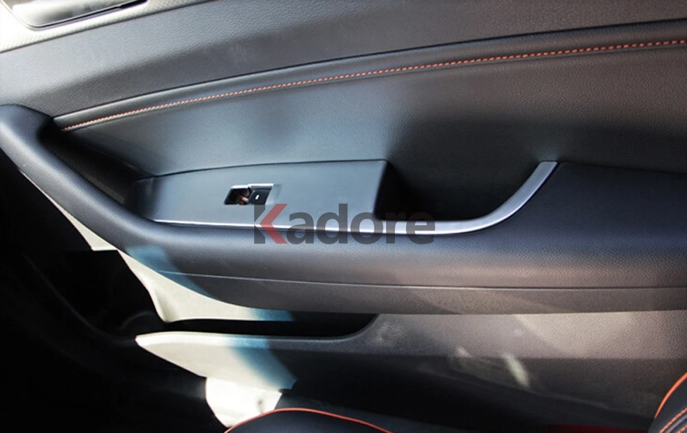 Для hyundai Sonata ABS матовые аксессуары для интерьера стеклоподъемник кнопка включения крышка планки двери подлокотник Панель рамка