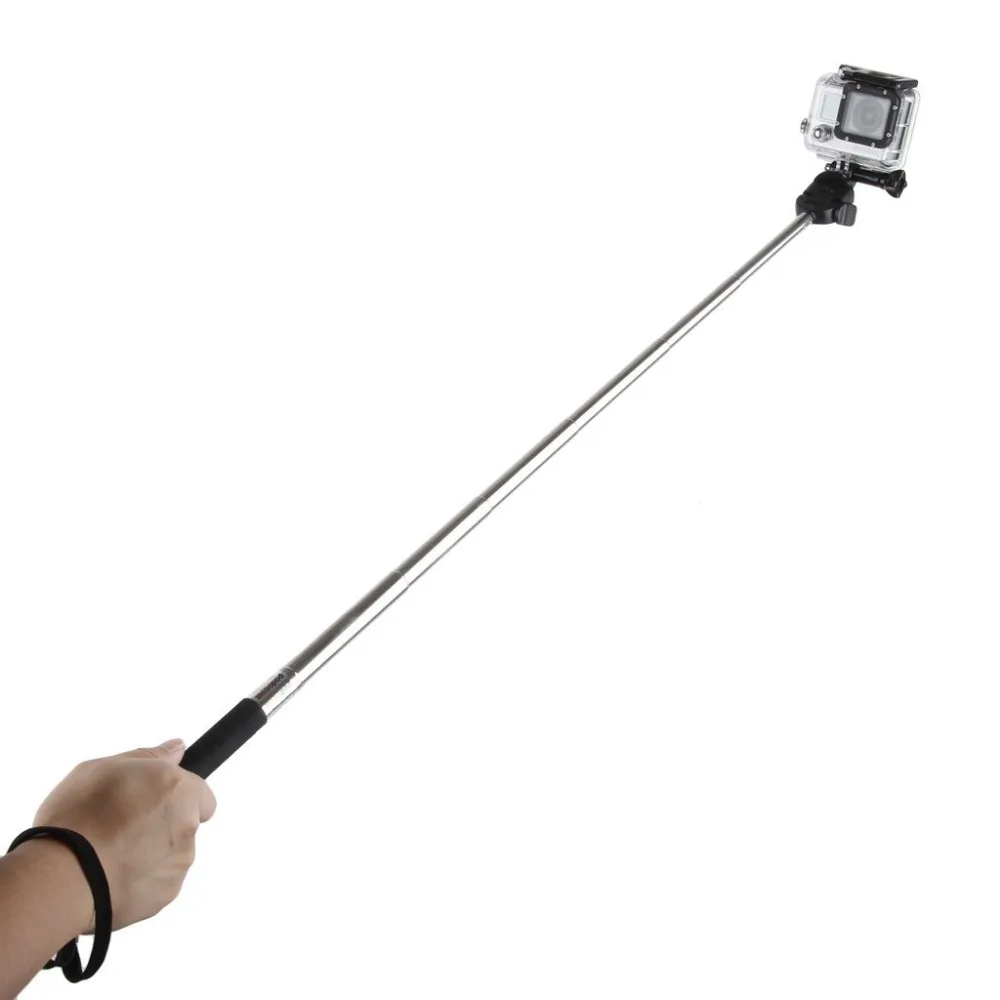 Для Gopro Аксессуары Выдвижная ручная палка Телескопический монопод адаптер