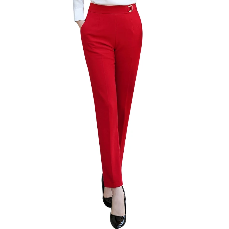 Женские Костюмные брюки облегающие осенние однотонные карандаш для женщин
