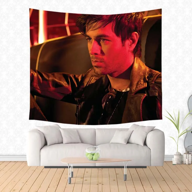Enrique Iglesias настенный гобелены Коврик для йоги Модные постельные покрывала Пикник коврики скатерть персонализированное пляжное полотенце