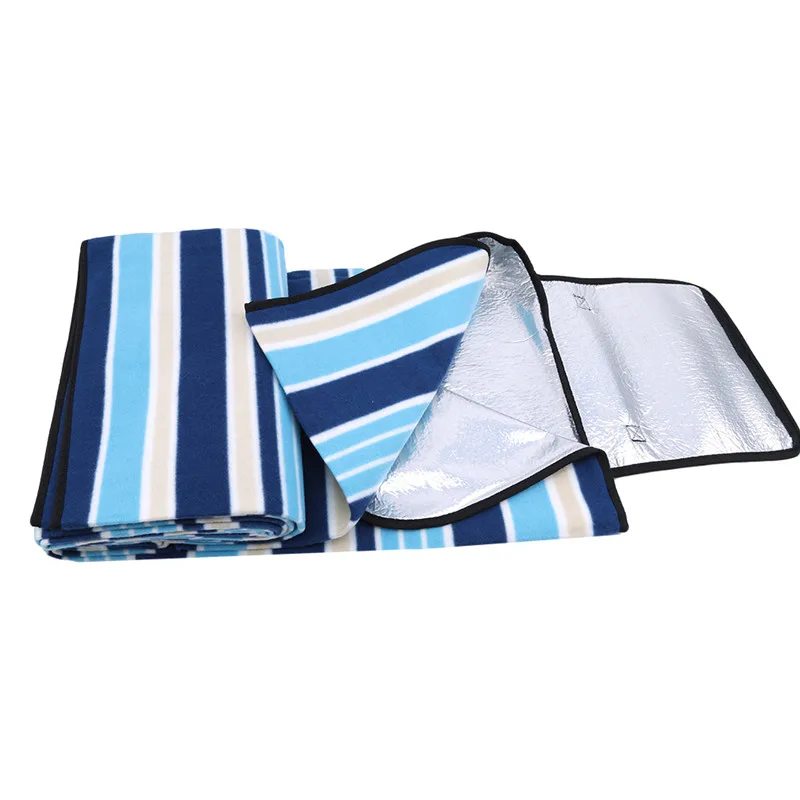 Плед в полоску для кемпинга и пикника водонепроницаемый влагостойкий Мат пляжа
