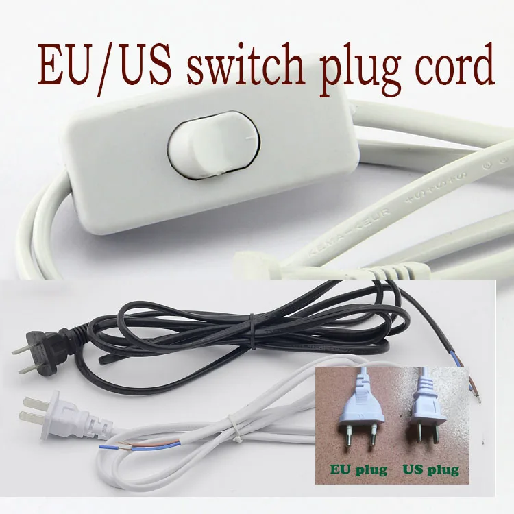 1 шт. светодиодный шнур питания 8 м с вилкой Стандарта США и ЕС|switch on|switch on offswitch line