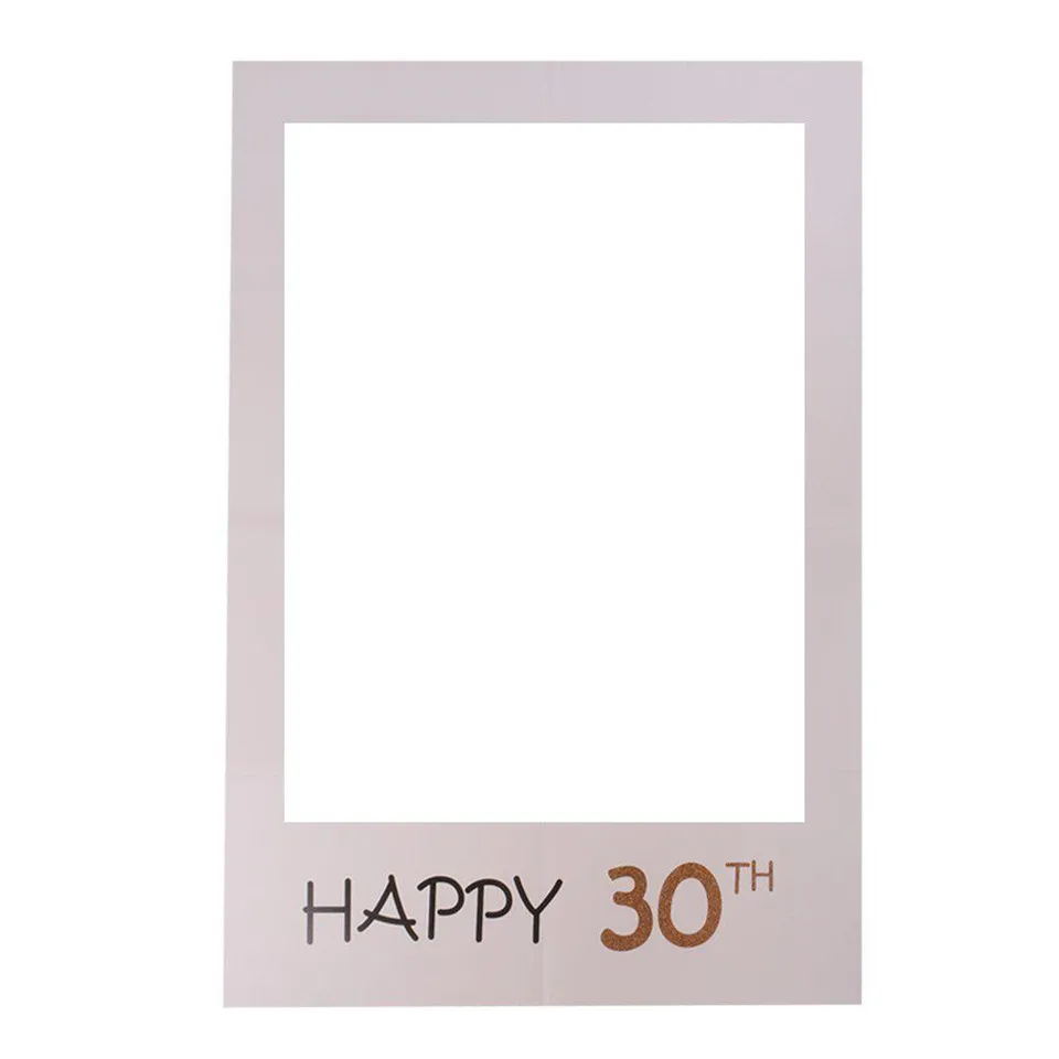 1PC 30/40/50 Years Photo Frame Happy Birthday Party Decoration Props DIY Wedding/Anniversary Supplies | Дом и сад