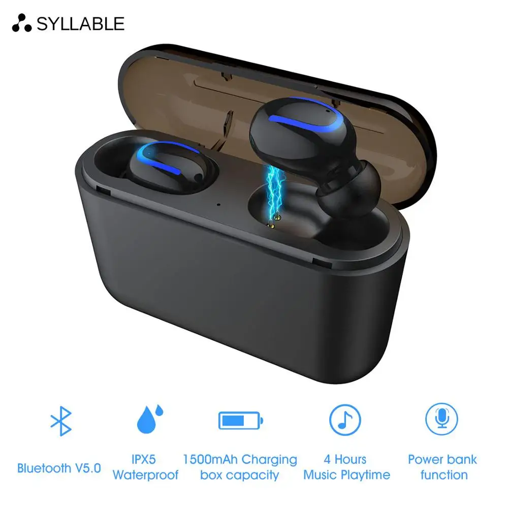 Слог HBQ-Q32 TWS беспроводные наушники V5.0 Bluetooth наушники Спортивная гарнитура слог HBQ-Q32 TWS мини стерео наушники с микрофоном