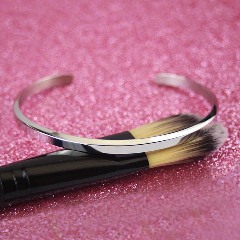 KOPECK Classic Simple Bangles Women's Fashion Design Personality Stainless Titanium Steel Rose Gold Jewelry B002 | Украшения и