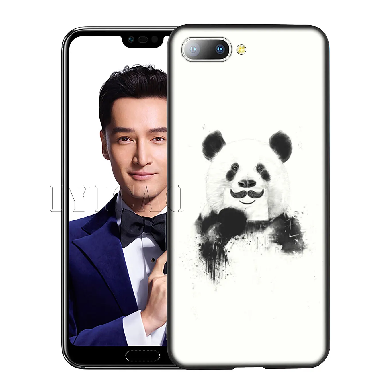 IYICAO уличное искусство Бэнкси Граффити Панда мягкий чехол для Huawei Y7 Y6 Prime Y9 2018 Honor 8C